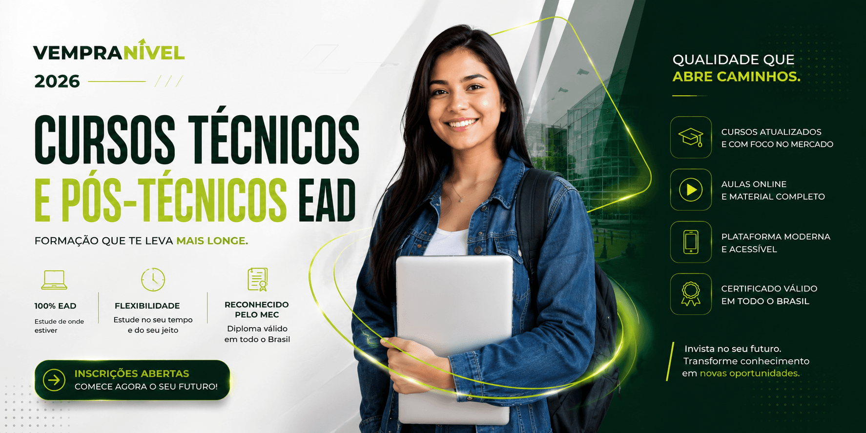 Cursos Técnicos e Pós-Técnicos EAD